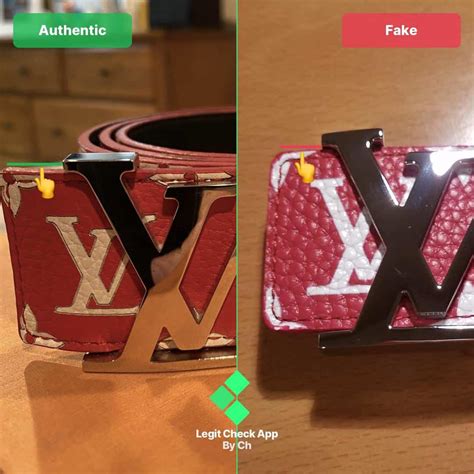 fake louis vuitton supreme belt|louis vuitton belt scam.